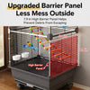 Large Stainless Steel Bird Cage for Small & Medium Birds