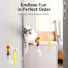 Hanging Feather Teaser Wand Toy for Cats