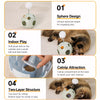 5-in-1 Planet Tumbler Cat Toy with Teaser Wand
