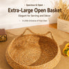 Woven Rattan Cat Bed for Cats and Small Dogs