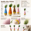 Self-Righting Cat and Puppy Toy for Interactive Play
