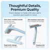 Long-and-Short Tooth Pet Grooming Rake Comb for Dogs and Cats