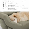Elevated Pet Bed with Steel Frame and Washable Fabric
