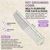 Stainless Steel Cat & Dog Grooming Comb
