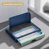 Plastic Dog Potty Tray with Wall, Wire Grid, and Drawer