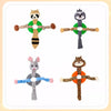 Plush Squeaky Dog Toy with Playful Animal Character Design