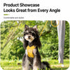 X-Style Dog Harness with Reflective Details and Round Rope Leash