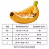 Banana-Shaped Pet Bed for Dogs & Cats