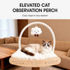 Cat Tree with Cat House, Scratching Posts & Sisal Toy