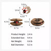 Foldable Accordion Cat Scratcher with Bell – Kraft Paper Cat Toy