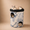 Milk Tea Cup Cat Scratcher and Multi-Level Cat Hideaway