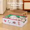 Cardboard Cat Scratcher and Bed