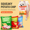 Potato Chip Plush Crinkle Toy for Dogs and Cats