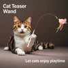 Cat Teaser Wand with Feather and Bell