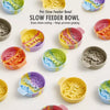 Slow-Feed Pet Bowl for Dogs and Cats