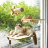 Window-Mounted Cat Hammock & Climbing Perch
