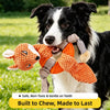 Plush Squeaky Dog Toy with Playful Animal Character Design