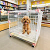 Stackable Metal Dog Crate with Sliding Door