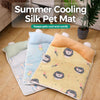 Cartoon-Print Pet Mat for Dogs and Cats