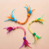 Cat Chew Rope Teaser Toy with Catnip and Feather