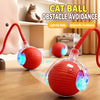 Adjustable Interactive Teaser Ball Cat Toy with String