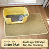 Large Double-Layer Cat Litter Mat with Cut-to-Fit Design