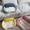 Reversible Curved Pet Bed for Small Dogs and Cats
