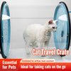 Transparent Rolling Cat Carrier