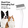 Detangling & Deshedding Grooming Brush for Cats and Dogs