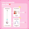 Retractable Cat Teaser Wand with Replaceable Toy Head