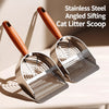 Cat Litter Scoop with Slotted or Round-Hole Head
