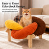 Petal-Shaped Elevated Pet Bed with Removable Washable Cover