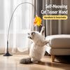 Cat Teaser Wand Toy with Suction Cup Base