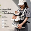 Breathable Front-Carry Pet Carrier Bag for Cats and Small Dogs