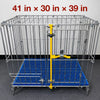 Heavy-Duty Galvanized Steel Dog Kennel for Indoor & Outdoor Use