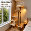 Cat Tree with Cat House, Scratching Posts & Sisal Toy