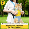 Front-Carry Pet Carrier Backpack for Cats and Small Dogs