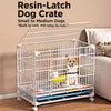 Stackable Resin Pet Crate with Toilet Tray for Indoor Use