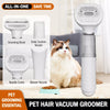 Pet Grooming Vacuum and Blow Dryer with Deshedding Brush