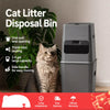Enclosed Cat Litter Waste Bin