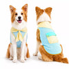 Lightweight Cotton-Linen Dog Vest with Bow Tie for Summer
