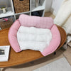 Reversible Curved Pet Bed for Small Dogs and Cats