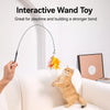 Cat Teaser Wand Toy with Suction Cup Base