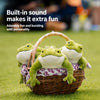 Plush Squeaky Frog Dog Toy