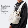 Breathable Canvas Pet Carrier Backpack for Cats and Dogs