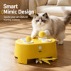 Interactive Electric Whack-a-Mole Cat Toy with Feather Teaser