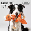 Plush Squeaky Dog Toy with Playful Animal Character Design