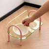 Double Pet Bowl Set with Slow-Feed Design and Splash Control