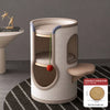 Multi-Level Sisal Barrel Cat Tree with Enclosed Cat Houses