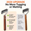 Double-Sided Stainless Steel Dog & Cat Deshedding Comb